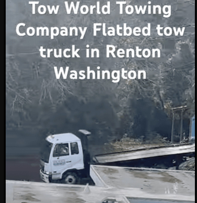 Flatbed tow truck in Renton, Wa